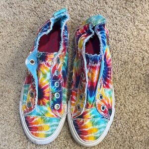 Blowfish Malibu Kids,Colorful Tie-Dye Shoes, approx Women’s 7M, see note!